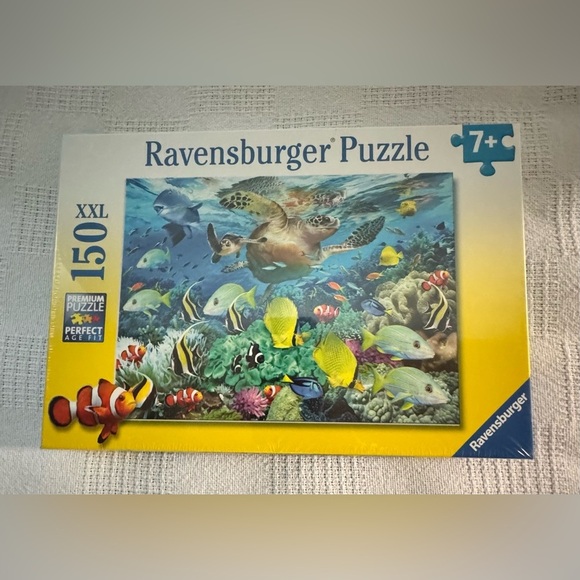Ravensburger Other - Ravensburger Vibrant Ocean Puzzle - Blue and Yellow Sea Life